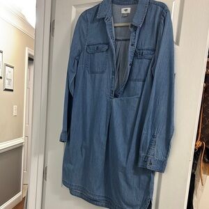 Old Navy Light Blue Denim Dress